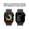 Apple Watch Series 10 | GPS 42mm | Jet Black Aluminium Case With Ink Sports Loop - Image 4