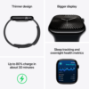 Apple Watch Series 10 | GPS 42mm | Silver Aluminium Case With Denim Sport Band | S/M - Image 3