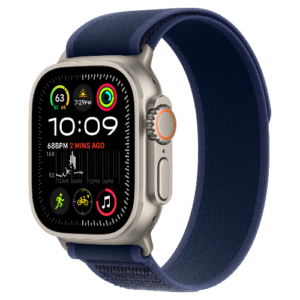 Apple Watch Ultra 2 | GPS +Cellular 49mm | Natural Titanium Case With Blue Trail Loop | M/L