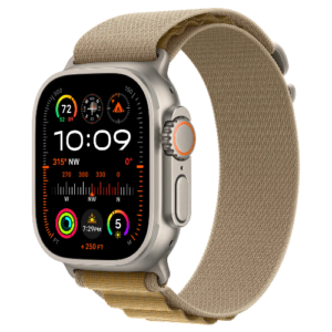 Apple Watch Ultra 2 | GPS +Cellular 49mm | Natural Titanium Case With Tan Alpine | Small