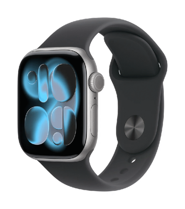 Apple Watch Series 11 GPS 42MM Space Grey Aluminium Case with Black Sport Band - S/M