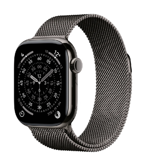 Apple Watch Series 11 GPS + Cellular  42MM Slate Titanium case with Slate Milanese Loop